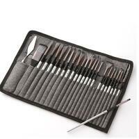 Без бренда «Коробка 50 шт.: Набор кистей для рисования в чехле, премиум набор (23 нейлоновых кисти, 1 мастихин)» в Саранске