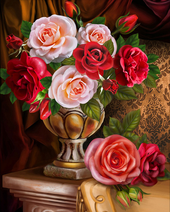 Алмазная мозаика 40x50 BOX20-2KMB-2470