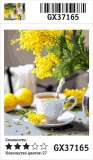 Картина по номерам 40x50 Мимоза и чай с лимонами