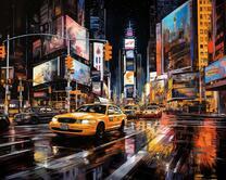 Ночной Манхэттен