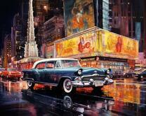 Волга среди ночного Лас-Вегаса