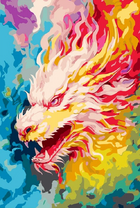 Без бренда «Разноцветный огненный дракон» в Саранске в интернет-магазине  Без бренда «Разноцветный огненный дракон» в Саранске