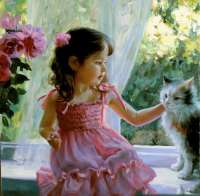 Без бренда «Девочка с кошкой на подоконнике» в Саранске