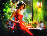 Без бренда «Милая девушка с бокалом шампанского» в Саранске в интернет-магазине  Без бренда «Милая девушка с бокалом шампанского» в Саранске