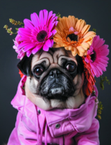 Красавец мопс