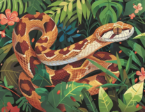 Без бренда «Маисовый полоз в зеленой листве» в Саранске