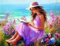 Без бренда «Девочка читает на берегу» в Саранске